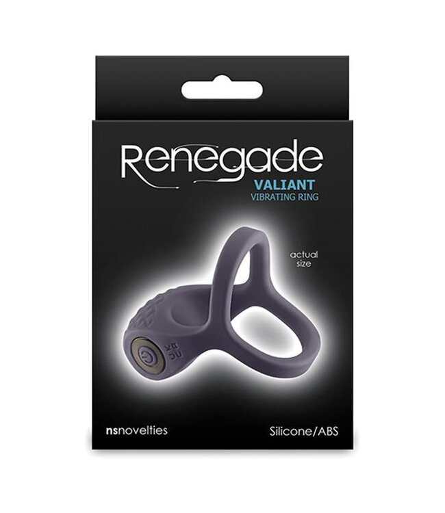 Renegade Valiant Vibrating Cock Ring Gray