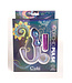 Cristal Orchid Pulse Glass Dildo w/Removable Bullet Vibe Purple