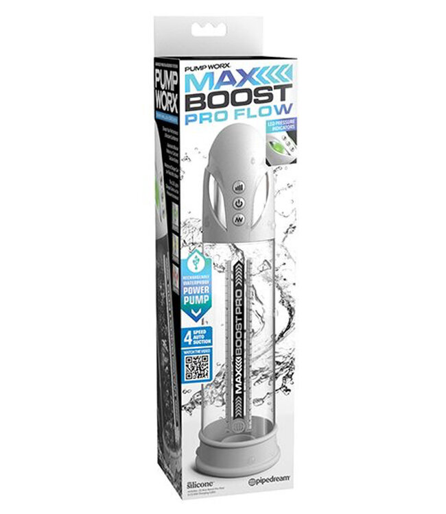 Pump Work Max Boost Pro White/Clear