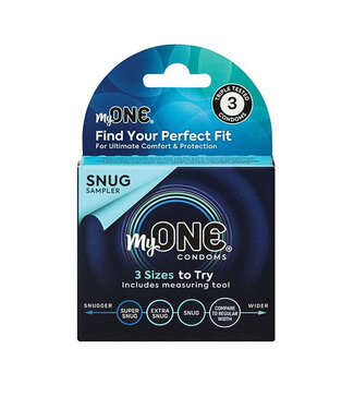 My One Snug Sampler Condoms Pack of 3