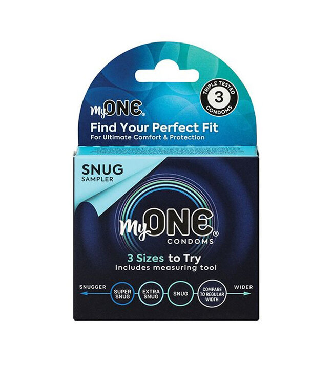 My One Snug Sampler Condoms Pack of 3