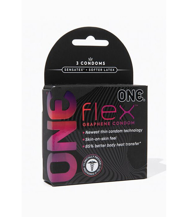 One Flex Ultra-Thin Condoms Pack of 3