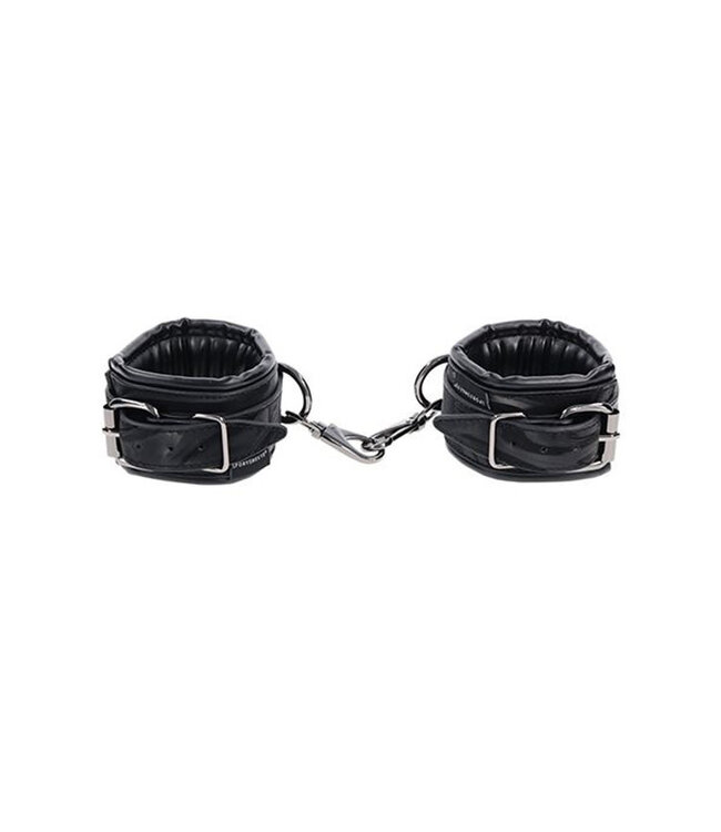 Sportsheets Velvet Noir Handcuffs Black