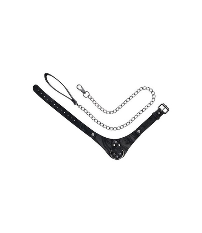 Sportsheets Velvet Noir Collar & Leash Black
