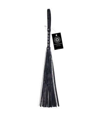 Sportsheets Velvet Noir Chain Flogger Black
