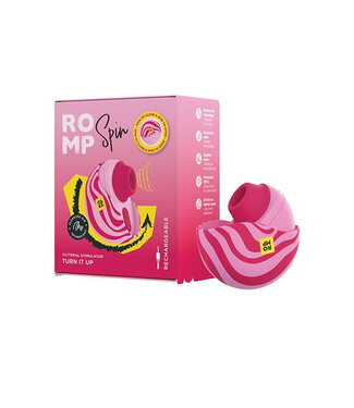 ROMP SPIN Travel Rechargeable Clitoral Stimulator Pink