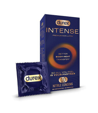 Durex Intense Nitrile Condoms Pack of 10 Non-Latex
