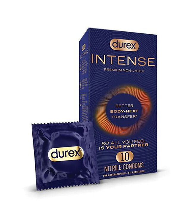 Durex Intense Nitrile Condoms Pack of 10 Non-Latex
