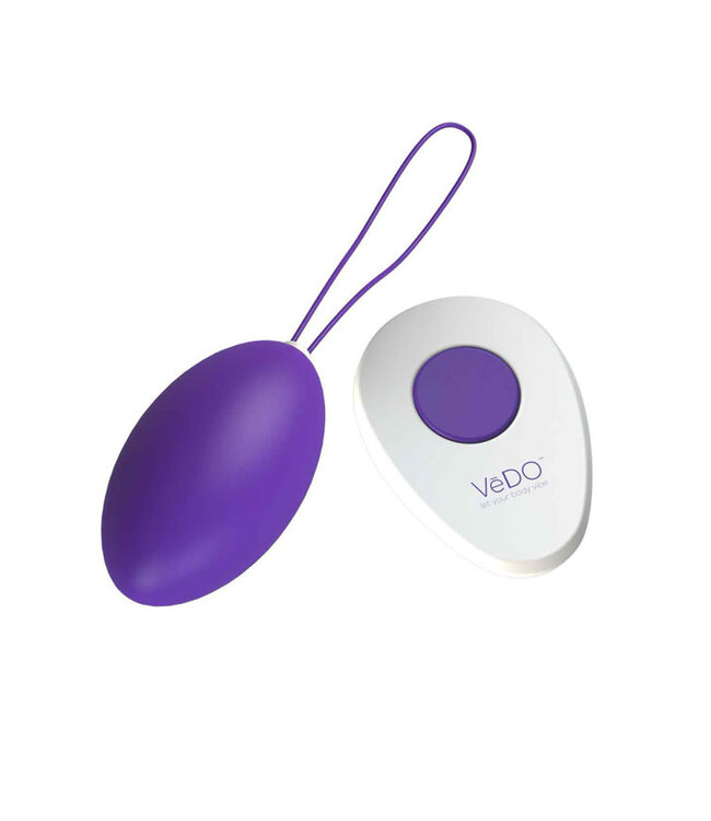 VeDO Peach Rechargeable Egg Vibe Into You Indigo