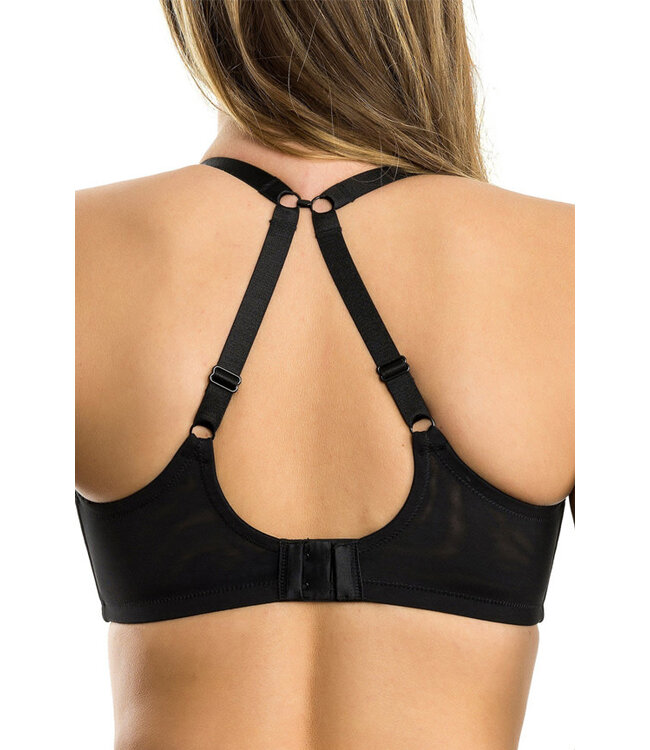 Parfait Olivia Full-Busted Plunge Black Bra P4000
