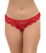 Red Tanga Crotchless Panty 75130