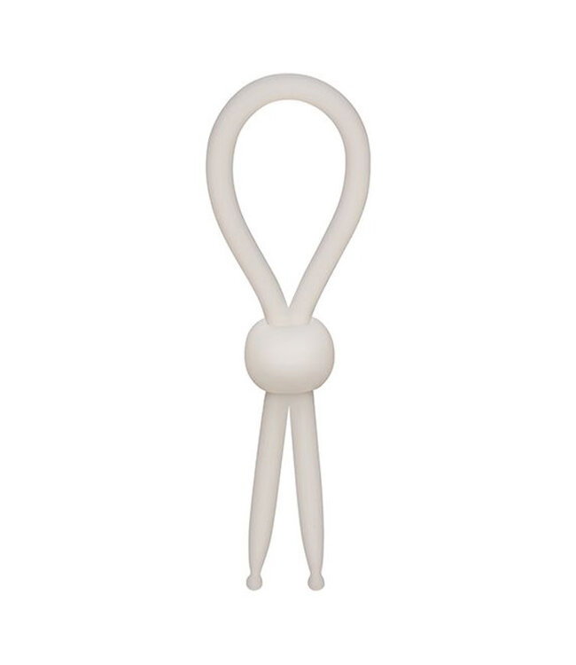 Alpha Liquid Silicone Lasso Cock Ring Clear