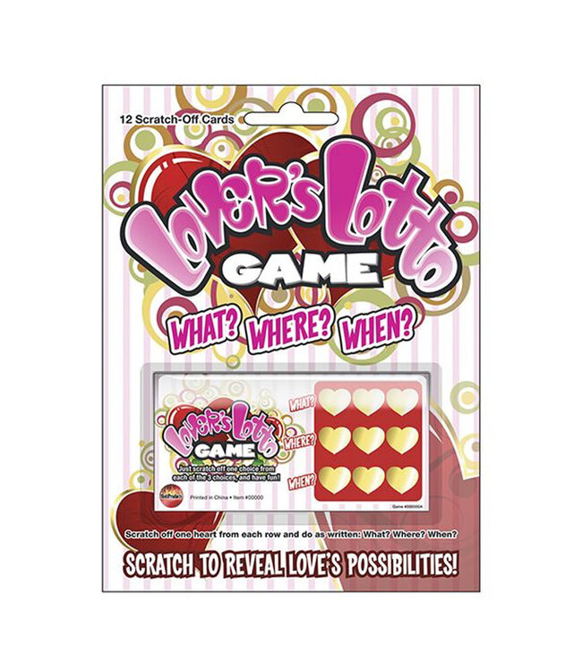 Lovers Lotto Game Scratch & Play Sex Game