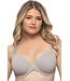 Felina Utopia Front-Close Racerback T-Shirt Gull Gray Bra 155149