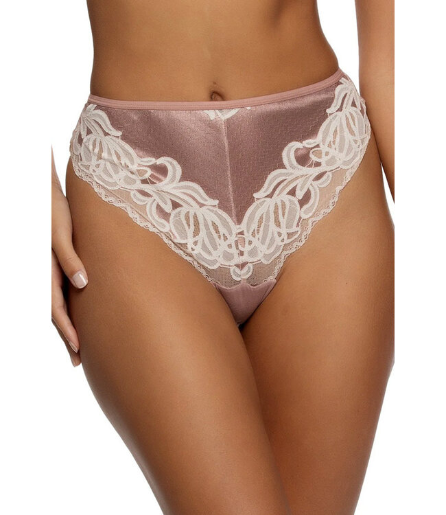 Amelie Vintage Lace Dried Petal Thong 535220