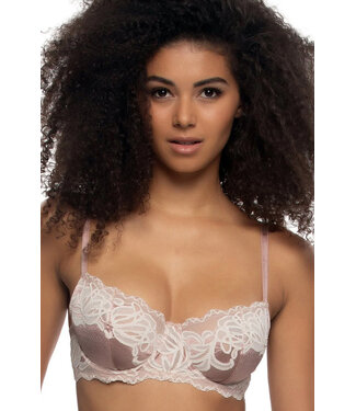 Felina Amelie Vintage Lace Unlined Dried Petal Bra 135220
