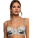 Felina Amelie Vintage Lace Unlined Stormy Blue Bra 135220