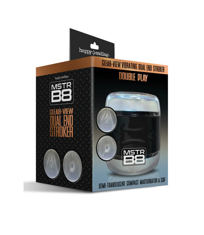 MSTR B8 Clear-View Dual End Stroker Double Play