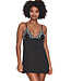 Demure Black Chemise 88039
