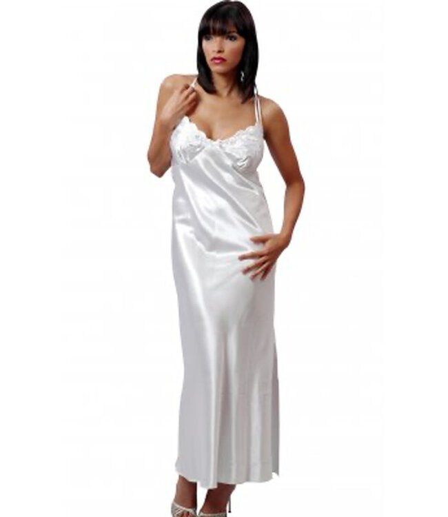 Gina White Long Gown 6056