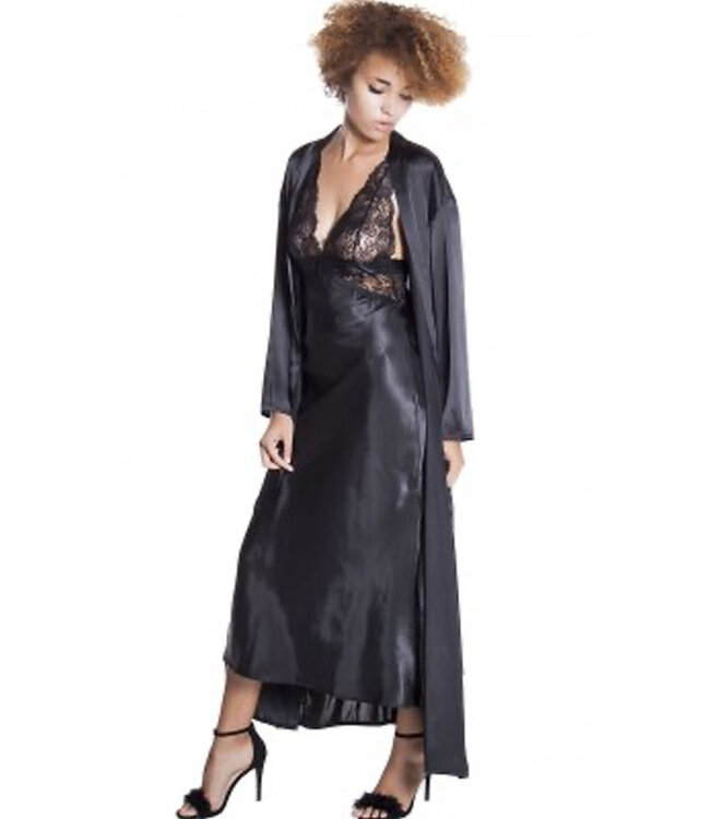 Nessa Black Robe 3049 One Size