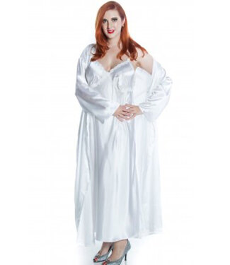Nessa Plus White Robe 3049X