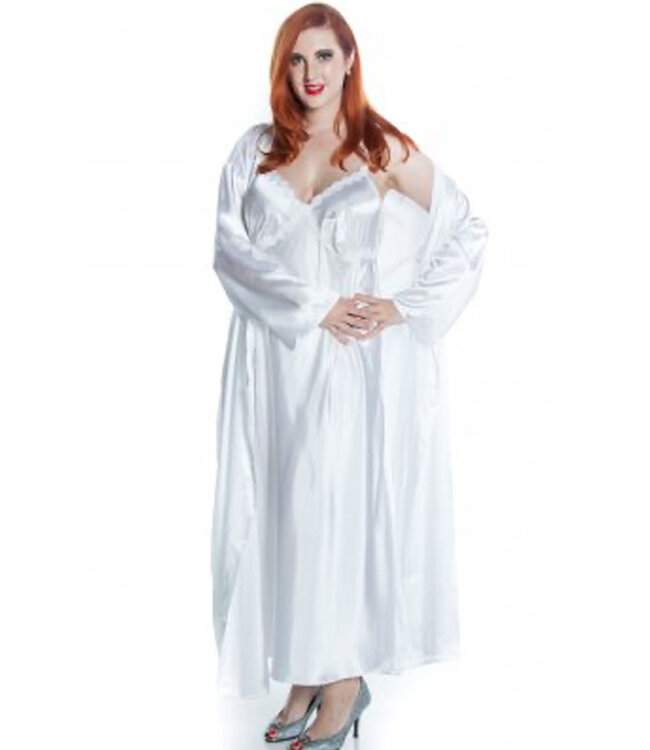 Nessa Plus White Robe 3049X Queen
