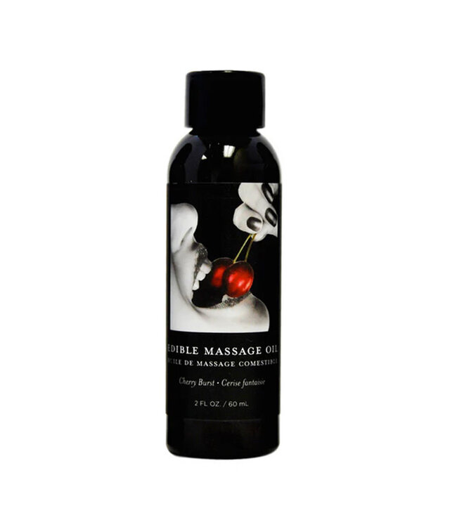 Earthly Body Edible Massage Oil Cherry 2oz