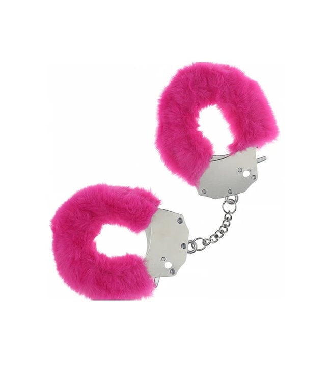 Ouch! Heavy-Duty Fluffy Handcuffs Pink