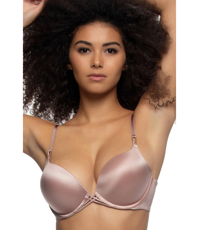 Felina Luscious Add-2-Cups Push Up Rose Tan Bra 250219