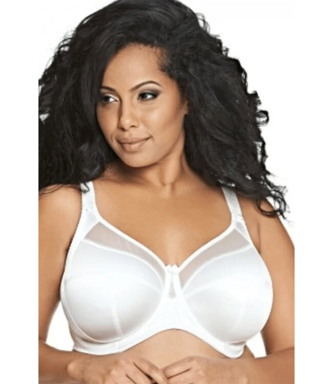 Goddess Keira Side Support White Bra GD6090