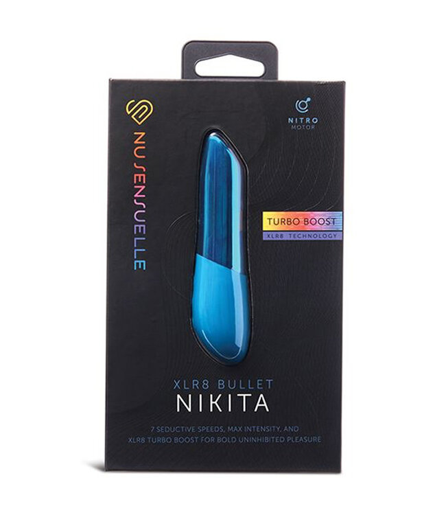 Nu Sensuelle Nikita Bullet with Nitro Motor Deep Turquoise