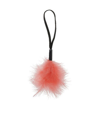 Sex & Mischief Peaches 'n CreaMe Wrist Feather Tickler Peach