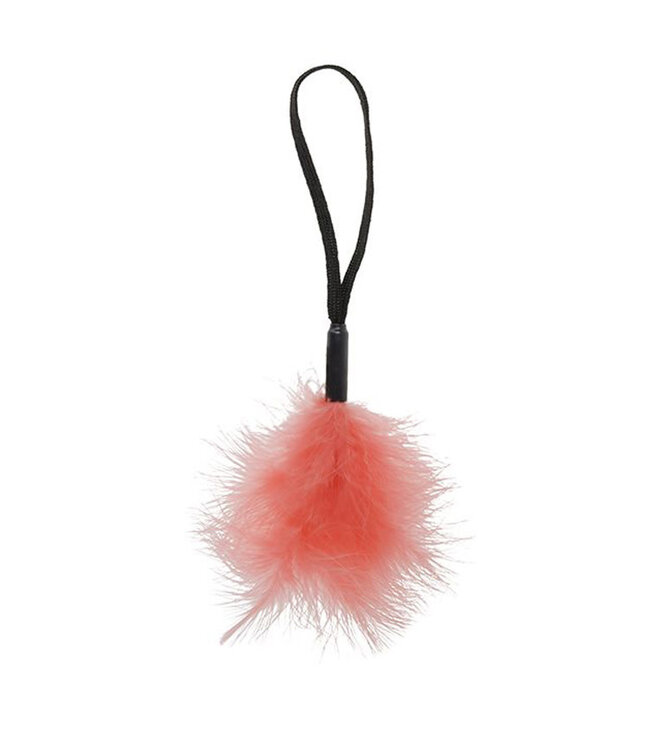 Sex & Mischief Peaches 'n CreaMe Wrist Feather Tickler Peach