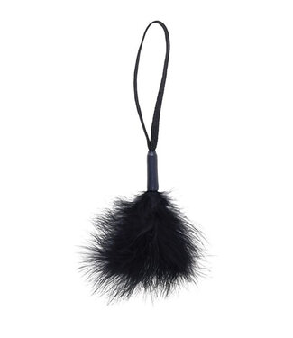 Sex & Mischief Peaches 'n CreaMe Wrist Feather Tickler Black
