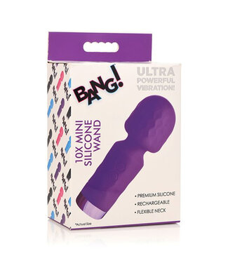 Bang! 10X Mini Silicone Wand Purple