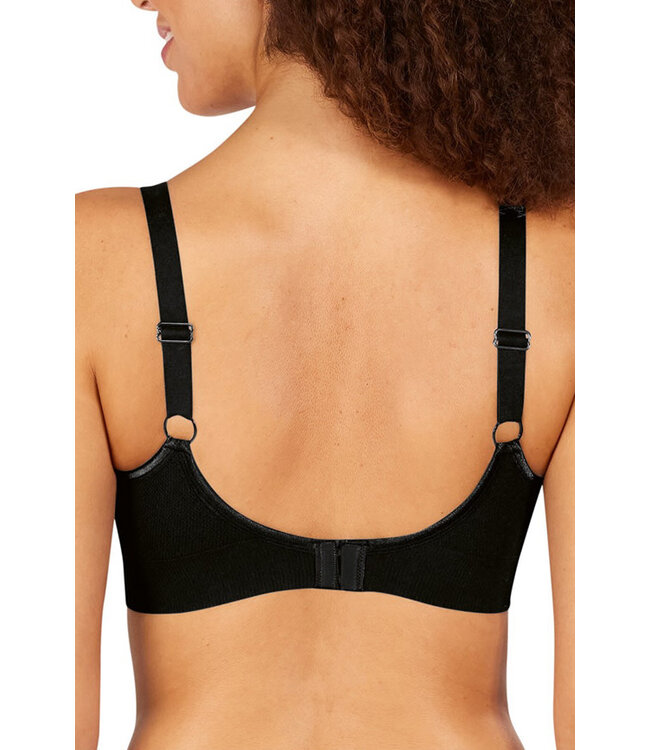 Amoena Eliza Wire-Free Black Bra 44803