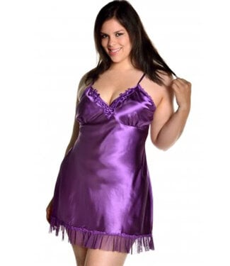 Hallie Plus Purple Chemise 4075X