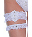 Bridal White Garter Leg Garter Set B315C