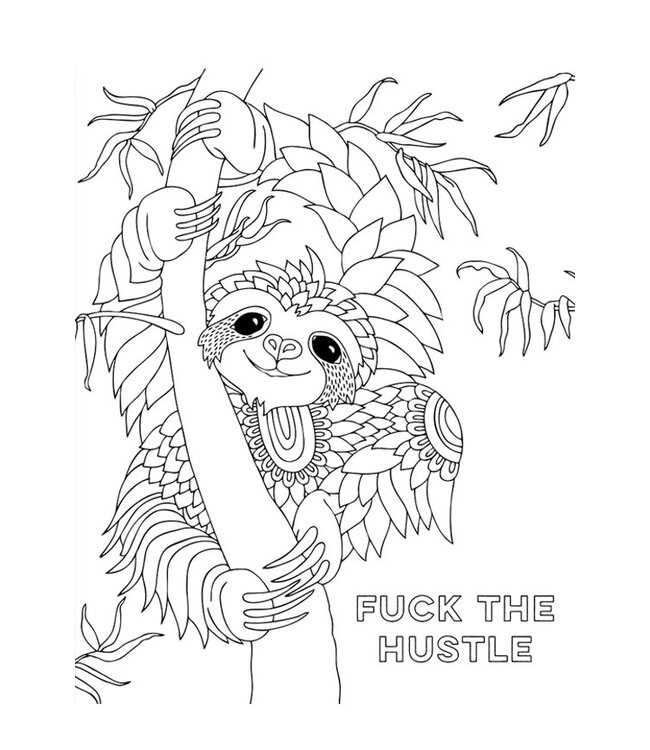 Happy as F*ck Coloring Book