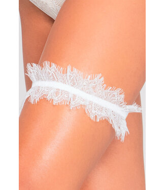 White Lace Leg Garter 40197 White Lace Leg Garter 40197
