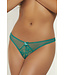 Teal Lace Crotchless Panty 11442