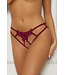 Wine Crotchless Panty 11541