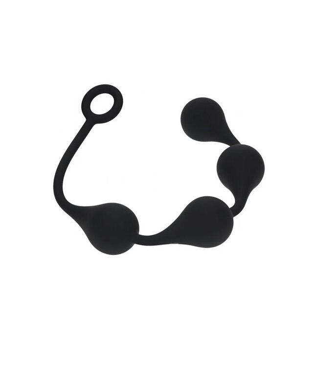 LEVELZ Waterdrop Silicone Anal Balls Large 40 mm Black