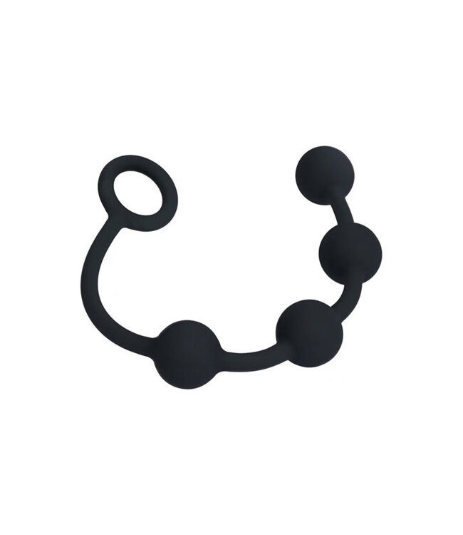 LEVELZ Round Silicone Anal Balls Small 20mm Black