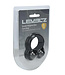 LEVELZ Liquid Silicone Double Weighted Ball Cock Ring Black