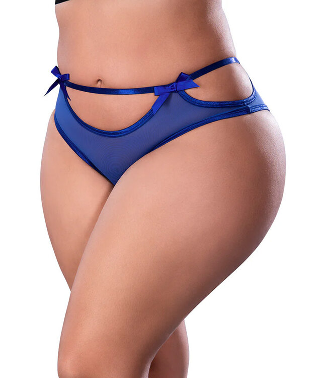 Plus Holidaze Cobalt Blue Boyshort P419X Queen