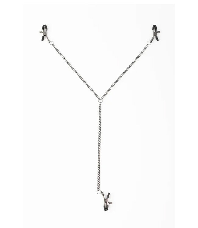 SEI MIO Triple Tease Adjustable Nipple and Clit Clamp Set