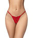 Classic Red Thong 132