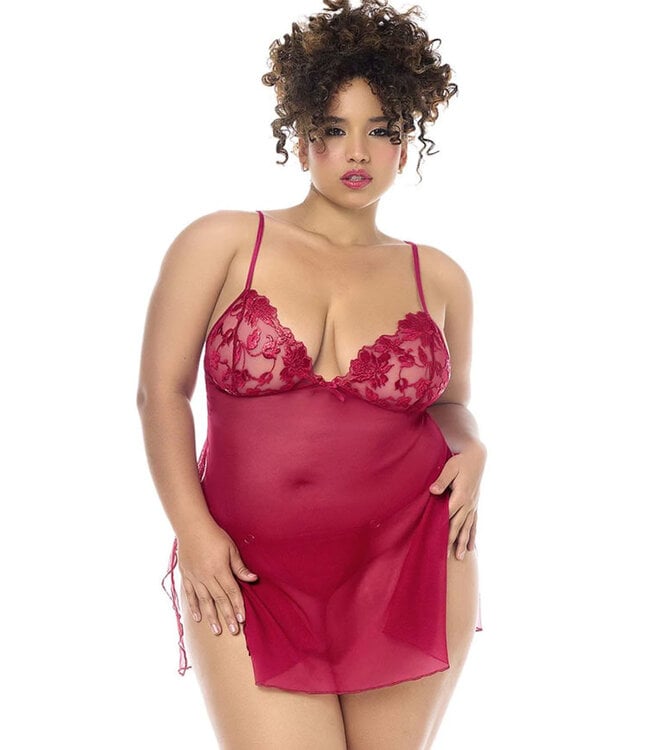 Mellissa Plus Red Babydoll 7620X